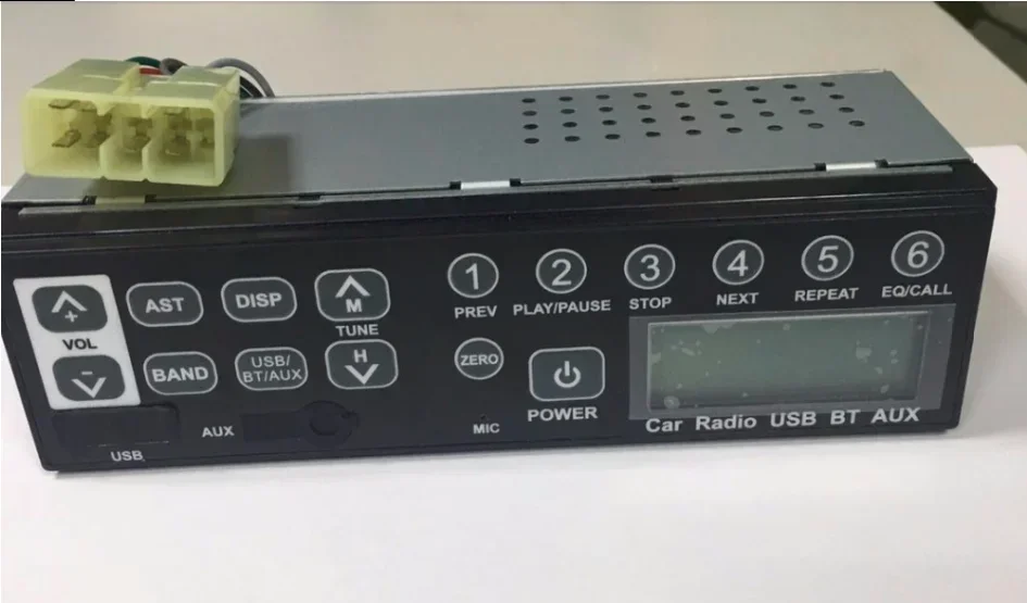 In Stock HIDAKA FM AM USB HI-M200 media player reliable car radios with external antenna jack 12 24 volt for excavator