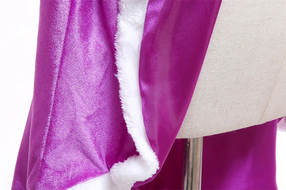 Prinzessin süßer fester Umhang mit Kapuze für Mädchen und Kinder, Winterumhang, Weihnachten, Geburtstag, Halloween, Karneval, Party, Kostüm, Cosplay-Zubehör – Detail 20