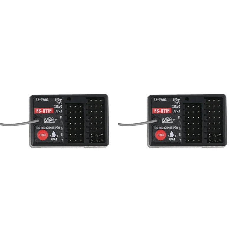 2X FS-R11P Receiver For FLYSKY G11P Remote Controller