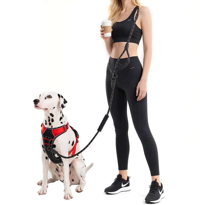 Pet Sling Rope Dog Leash 7.8ft Long with Padded Handle,Heavy Duty,for Control Safety Training | Leashes for Large Dogs or Medium