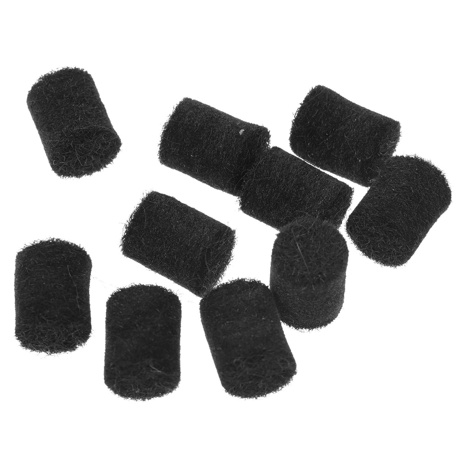 

10pcs Black Felt Column Guard for Saxophone Tenor Alto Treble Musical Instrument Supplies Portable Pillar Protector