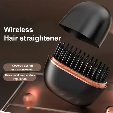 Cordless Mini Hair Straightening Comb