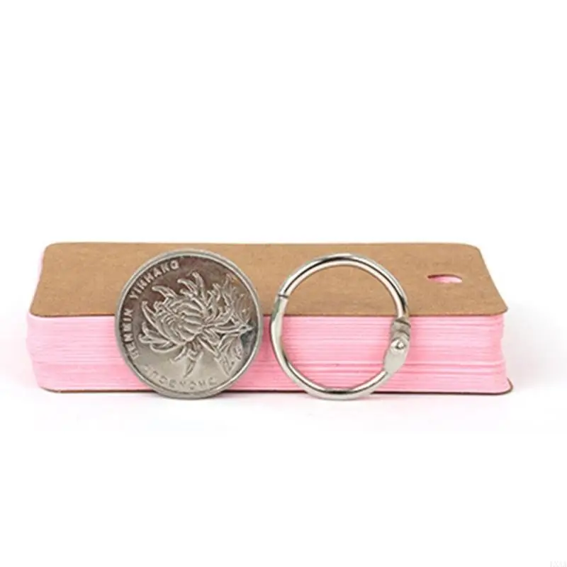 LXAA 20 PCS ANILLOS METAL 25 mm ANILLOS INDEX CARN Rings Bookenningning Rings para organizar documentos álbumes fotos y