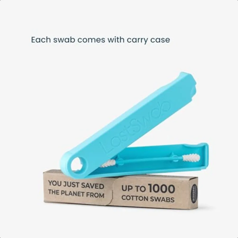 Kit de mélange LastSwab L'alternative durable et sanitaire aux pointes Q à usage unique Zero Waste et facile à nettoyer 2 LastSwab Original