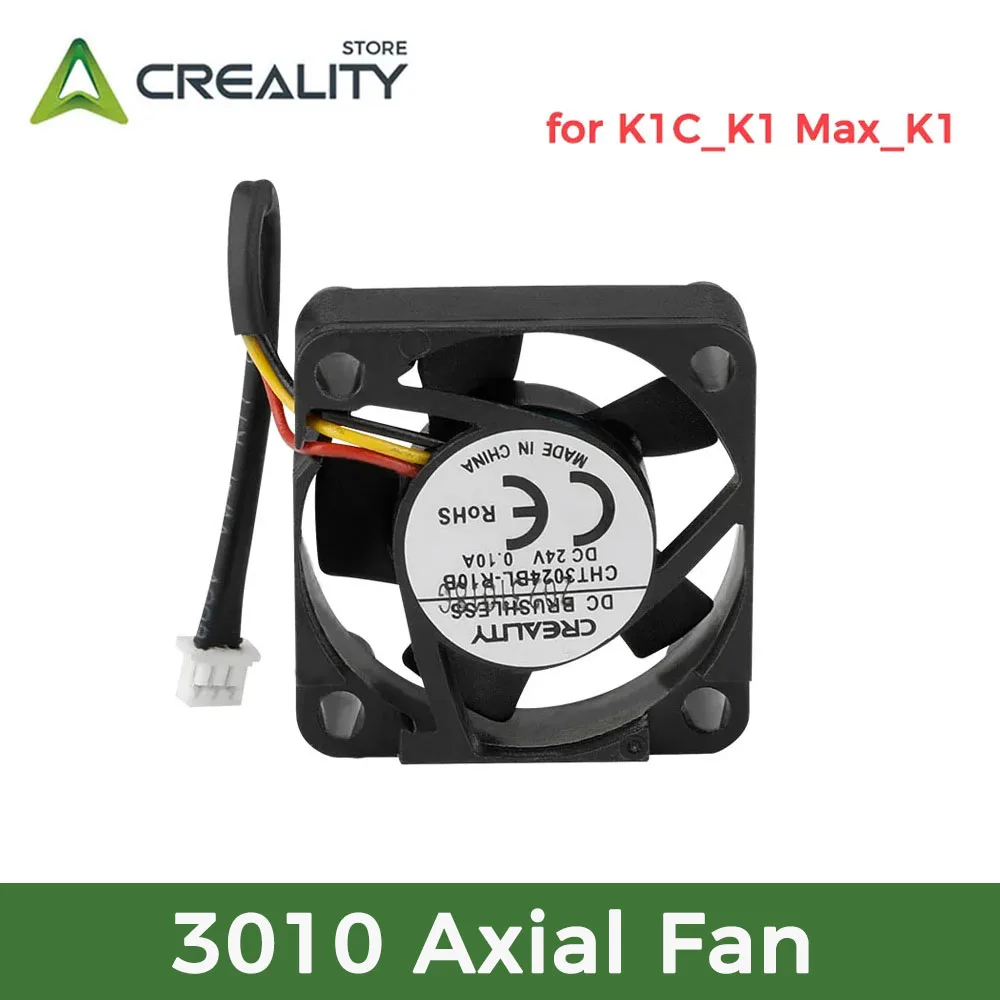 Creality for K1C_K1 Max_K1 3010 Axial Fan DC24V Brand New Original Parts 3D Printer Accessories 3010 Axial Fan