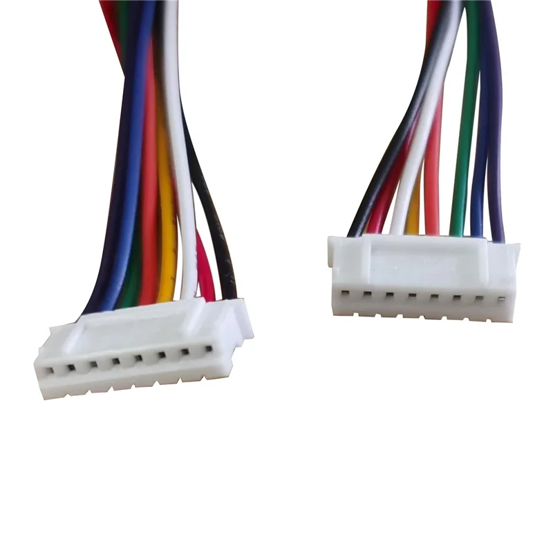 L52A-10 세트 Ph 2.0mm 8핀 남성 여성 커넥터 플러그 와이어 케이블 20cm 300V 동일 방향 이중 단자 라인 예비 부품