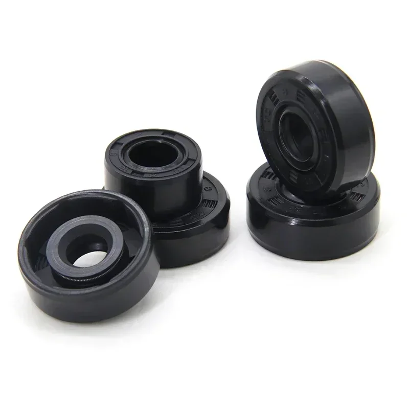 2/5/10pcs ID 8mm NBR Oil Seal TC-8*14/15/16/18/22*4/4.5/5/7/8mm Nitrile Rubber Shaft Double Lip Oil Seals Gasket