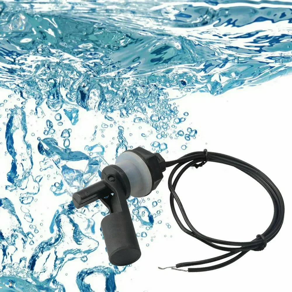 12V 220V 10W Horizontal Float Sensor Switch Side Mount Liquid Water Level Sensor Controller Automatic Water Pump Switch Aquarium