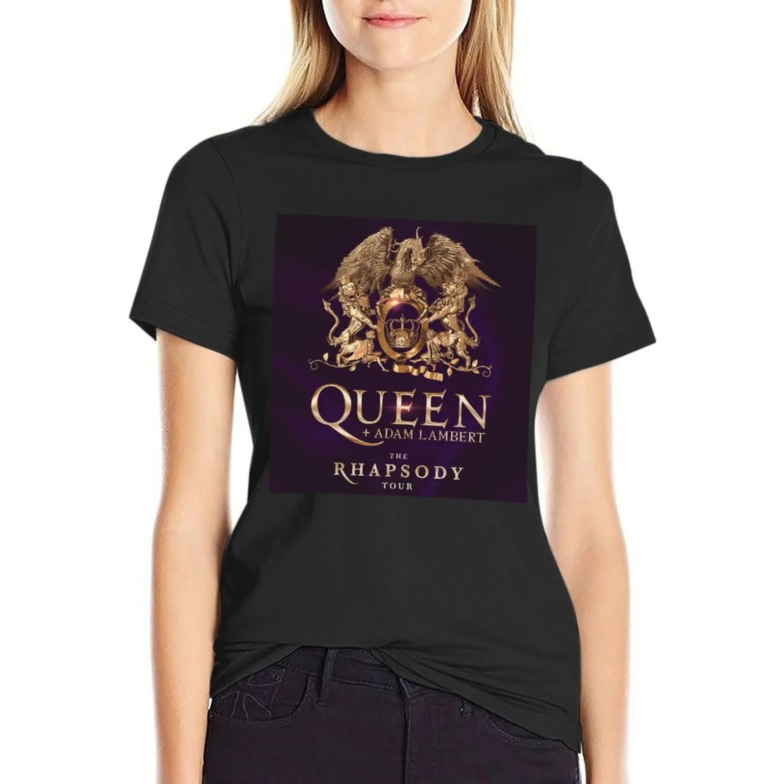 queen lambert rhapsody tour 2022 masmarat T-Shirt graphics aesthetic clothes Women's tops