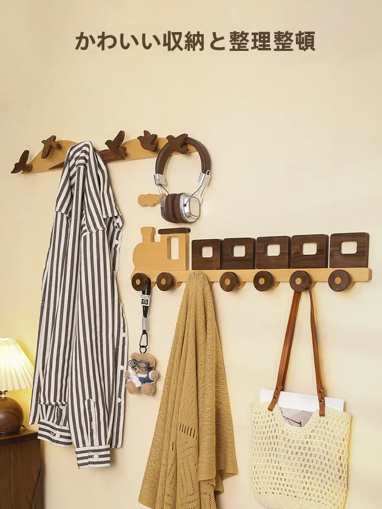 appendiabiti-da-parete-creativo-a-forma-di-treno-in-legno-per-cameretta-bambini-ingresso-e-corridoio-senza-foratura