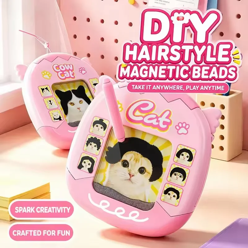 Magnetic Drawing Board - DIY Hair-Styling Drawing Board Funny Cat&Dog