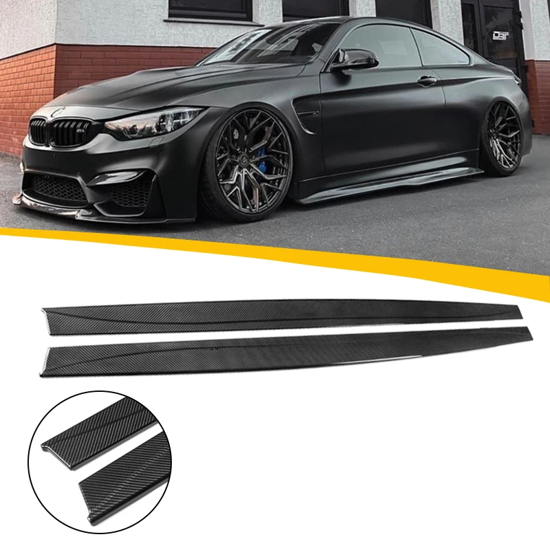 

factory customize car carbon fiber side skirts for F80 F82 M4