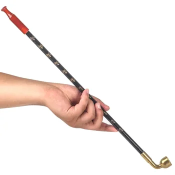 צנצנת טבק בסגנון ישן עם גבעולים קטנים (טבק) צנצנת טבק סינית מסורתית עשויה ידנית