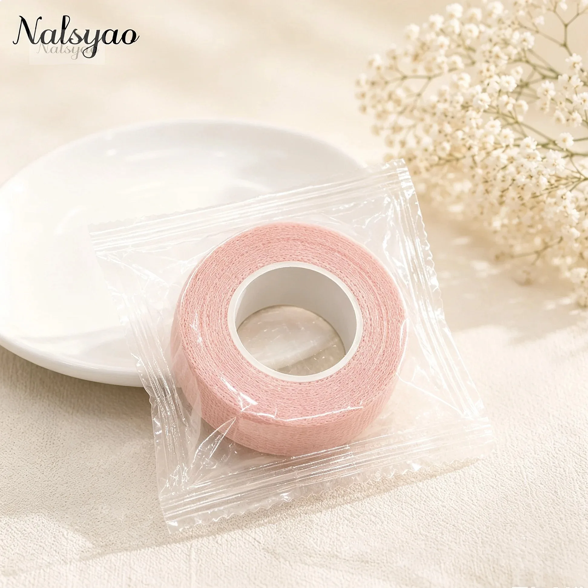 2/3 Rolls Japanese Insulating Tape for Eyelash Extension Lint Free Under Eye Pads Breathable Non-woven Paper Eyelash Patch
