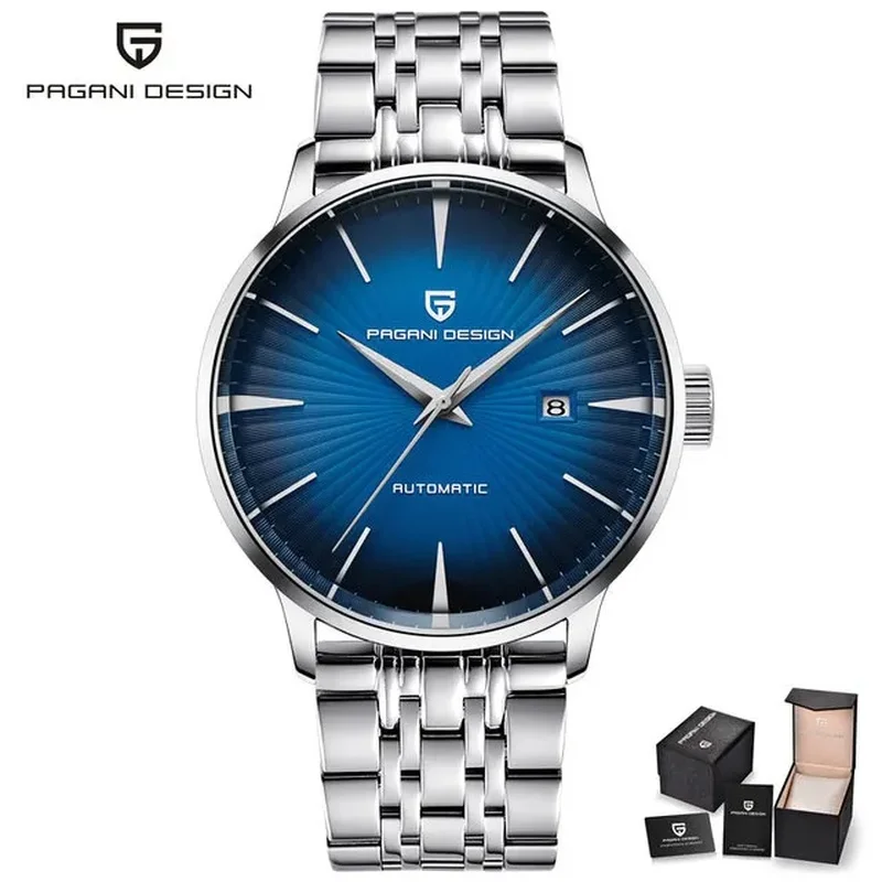 PAGANI DESIGN New Release |   Men's Automatic Mechanical Watch, Stainless Steel, Waterproof, Business & Sport Style, Men's Autom