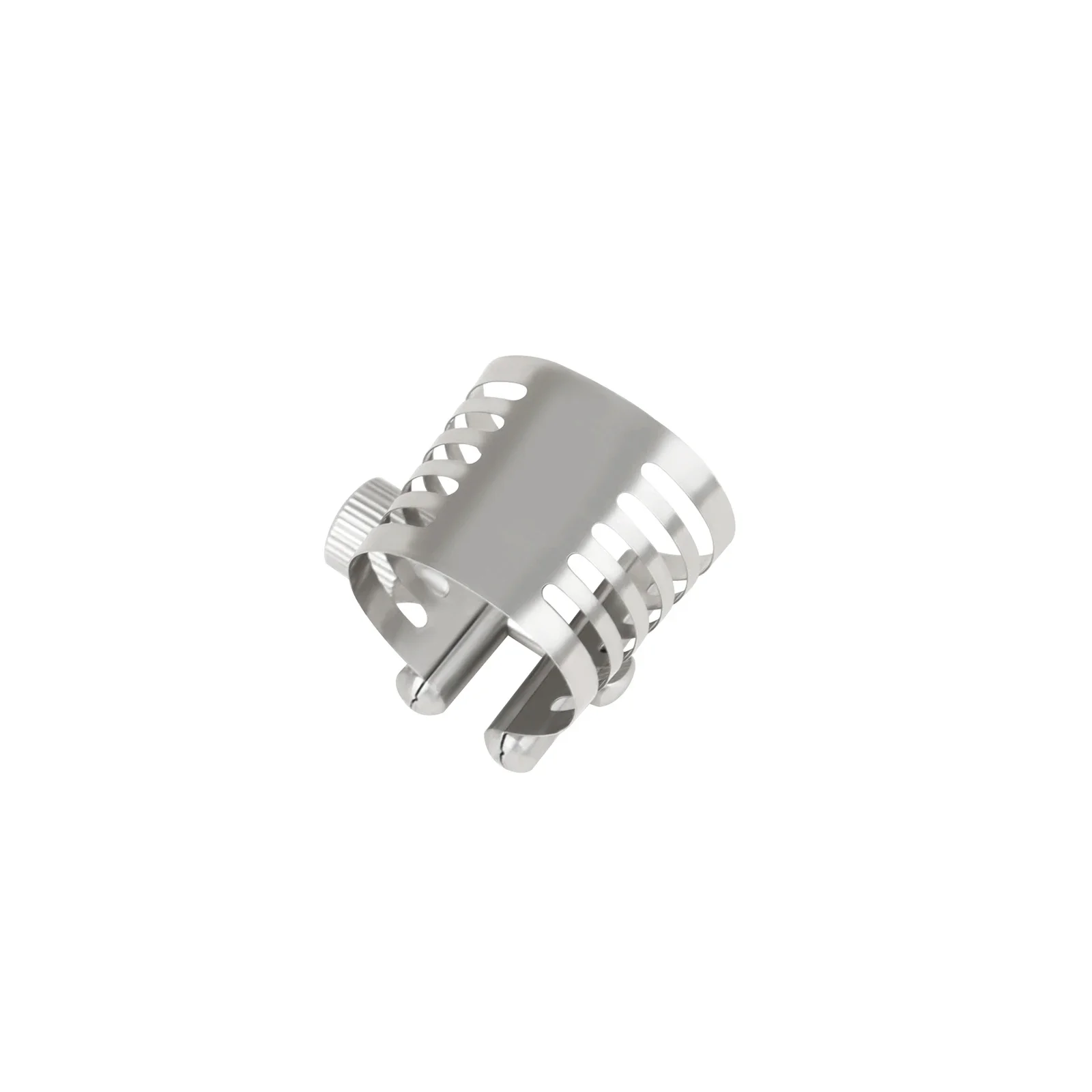 IRIN Alto Saxophone with Cap Metal Buckle Clamp Frosted Hat Saxophone Accessories Fastener Single Screw Adjustment Clamp