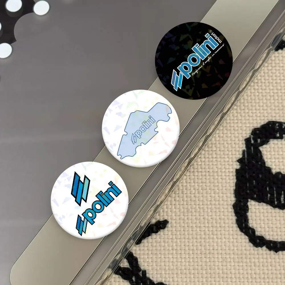 P-Polini-Italy S-Scooter Badge Round Brooch Exquisit Enamel Lapel Pins for Gift Clothes Hat Backpack Accessorie