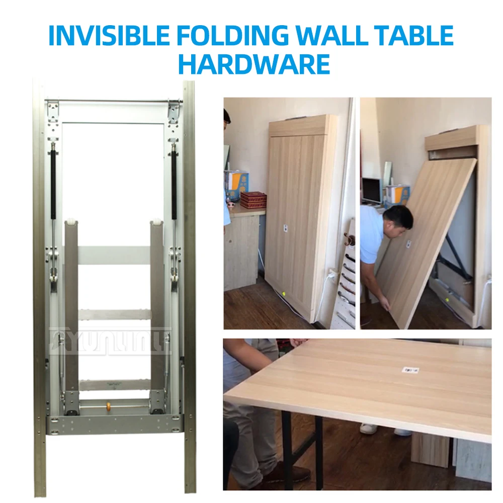 

Фурнитура для настенных складных столов, многофункциональная фурнитура для невидимых складных столов малого размера