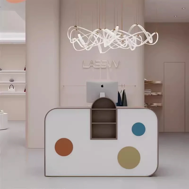 

Стильная стойка регистрации, барная стойка, роскошная стойка премиум-класса для детского сада, учебная стойка, касса, офисная мебель Mostrador