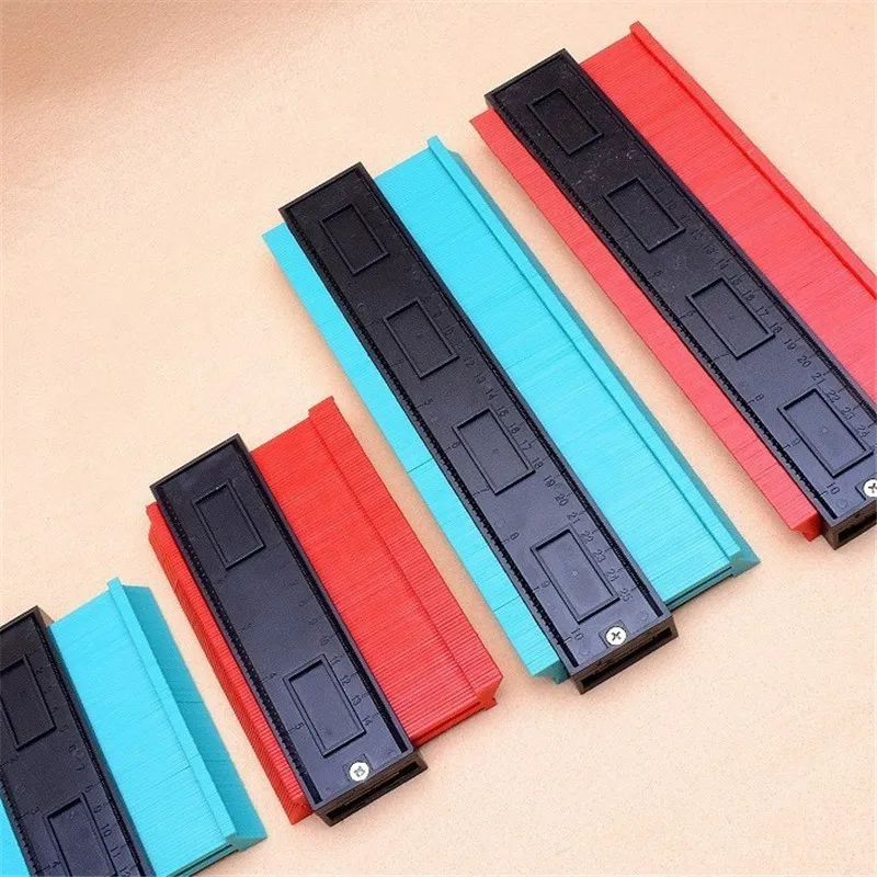 

Multi functional contour ruler, irregular curve measuring ruler, woodworking cutting tile tool