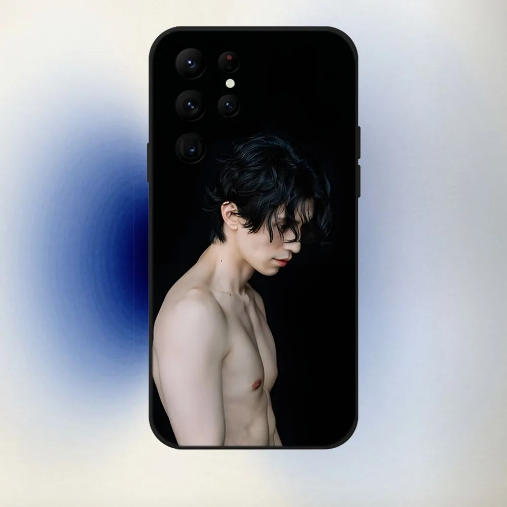 L-Lee Dong Wook Phone Case For Samsung S24,23,22,30,21,10,9,Ultra,Plus,Lite,FE,5G Black Soft Case