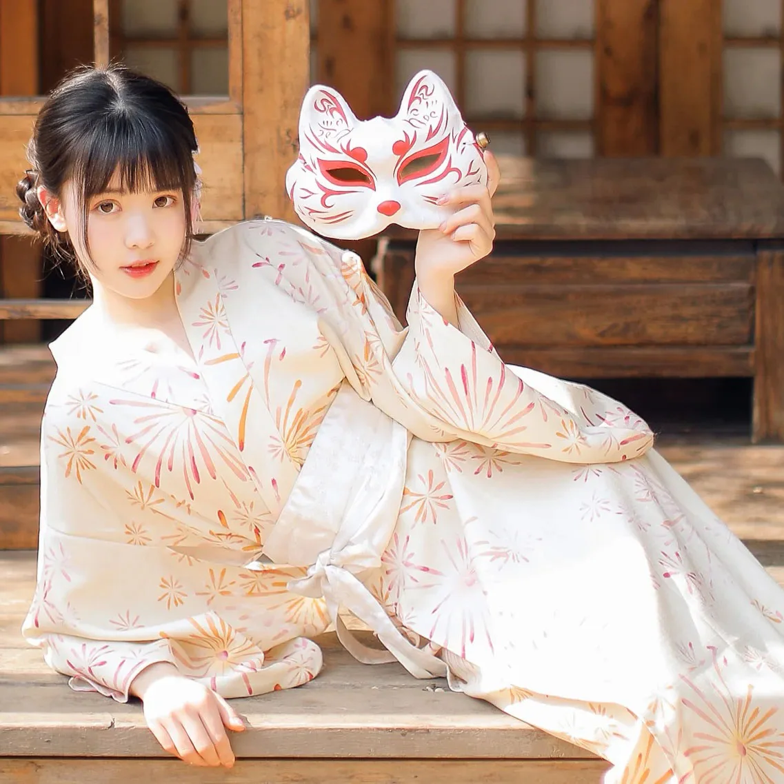 

Kimonos Women 2023 Japanese Kimono Cardigan Cosplay Shirt Blouse Japan Yukata Female Summer New Beach Kimono Photography Clothes