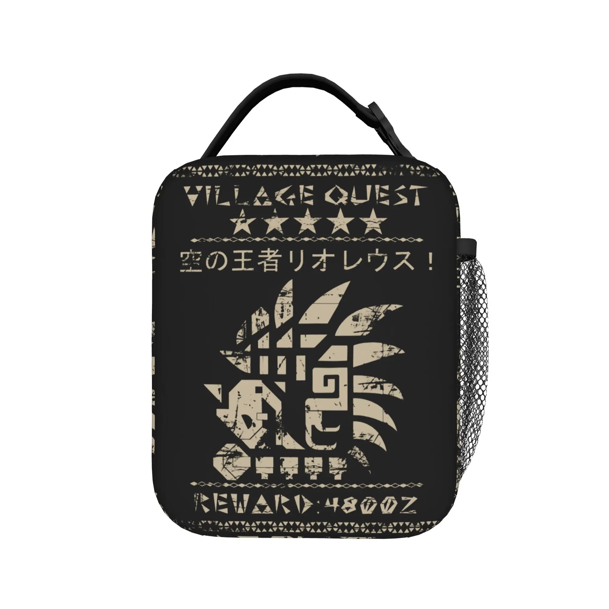 Monster Hunter Required - Rathalos Insulated Lunch Bag Thermal Bag Meal Container  Tote Lunch Box Bento Pouch Office  Travel