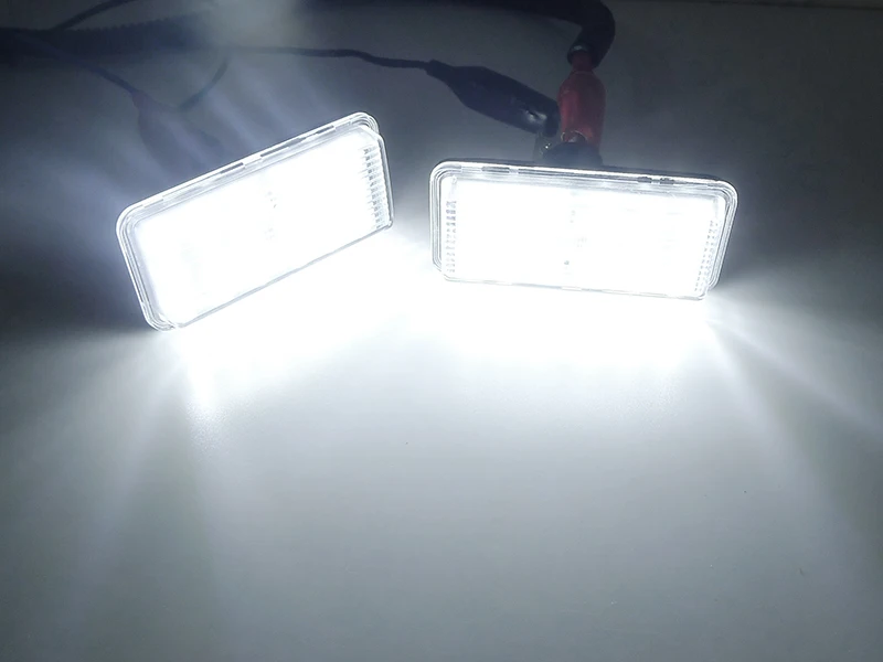 For Toyota Land Cruiser Prado 100 120 200 Ultra Bright Led License Plate Lamp Light No OBC Error Car Accessories