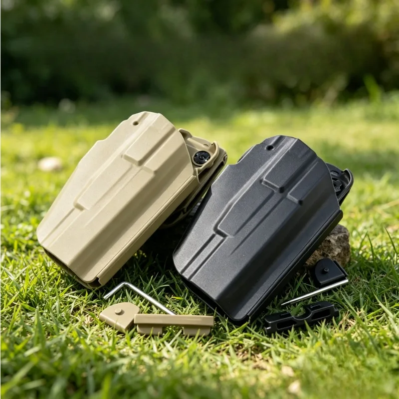 

579 Quick Draw Holster, Outdoor Adjustable Nylon Belt Holster, Fit G17 M92 1911 P226, Fast Pull Carry Cover