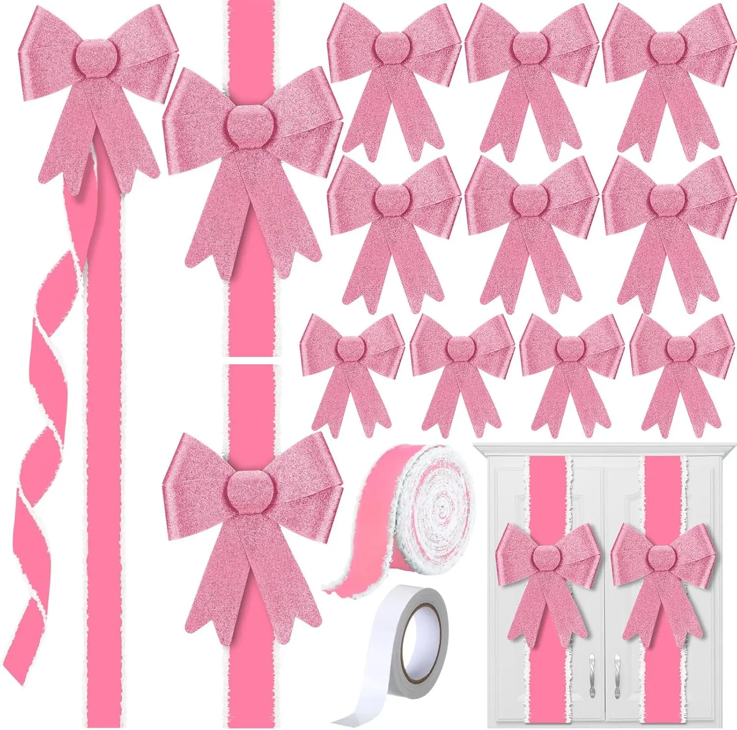 16 Pcs Velvet Chris…