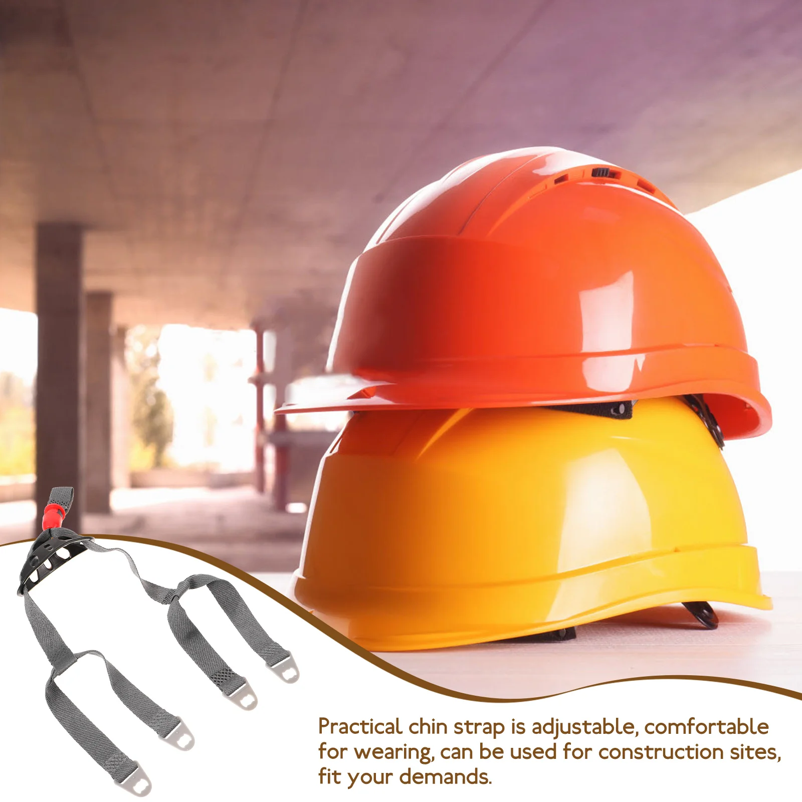 1 قطعة السلامة Y على شكل قابل للتعديل استبدال قبعة صلبة دائم البناء العمل والعتاد قبعة صلبة Y على شكل حزام الذقن ل #2