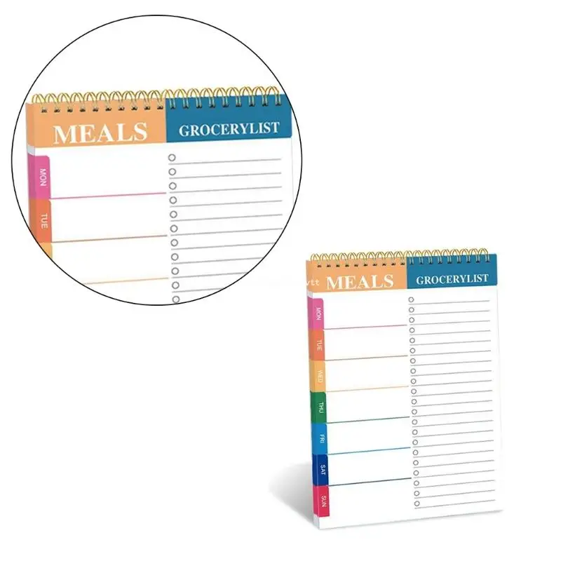 Daily To-do-list Planner Twin Coil Binding Planner 52 Page Lined Dropship