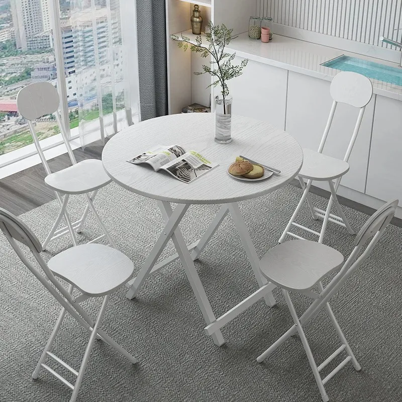 Installation-free folding table rental room dining table simple stall table dormitory study table portable table stall square