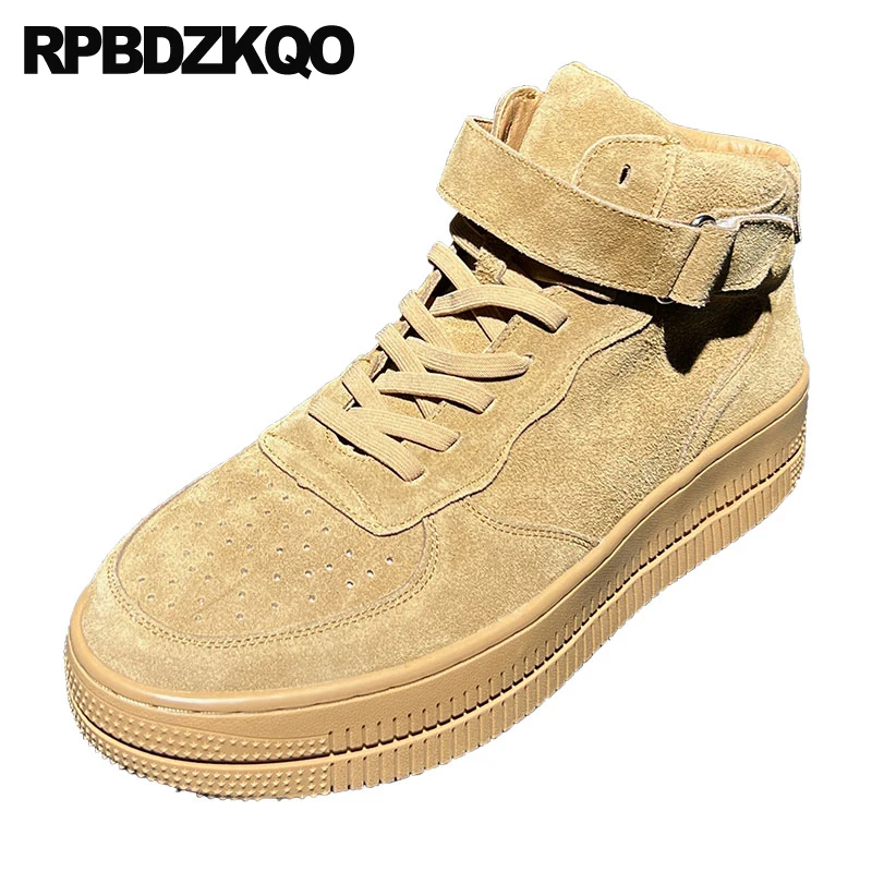 Creepers High Top Skate Sport Hot Sale Men Designer Casual Shoes Sneakers Quality Suede European Trainers Hip Hop Winter Brand