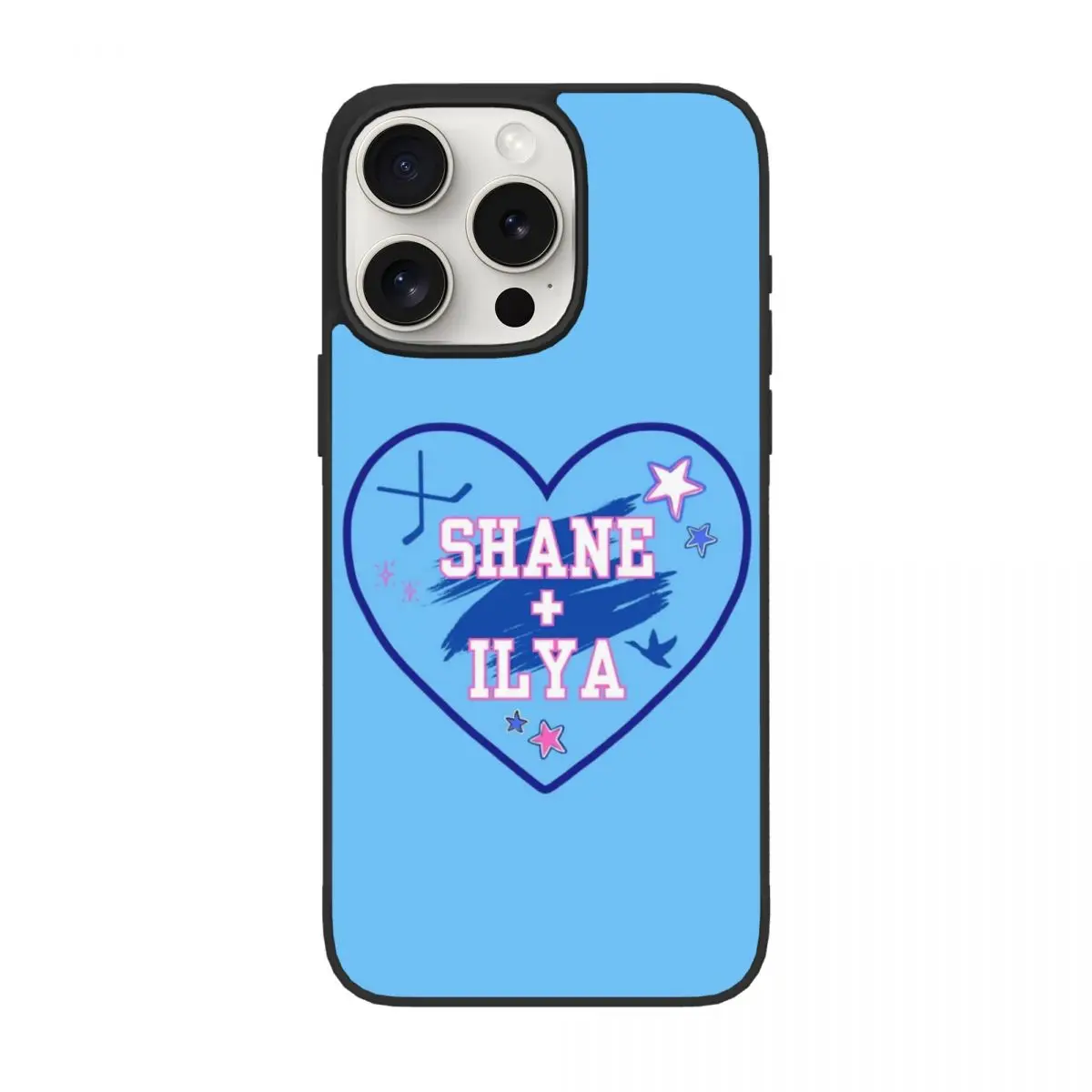 Shane & Ilya Hockey Players Heated Rivalry Phone Case For iPhone 15 Pro TPU Soft Back Cover