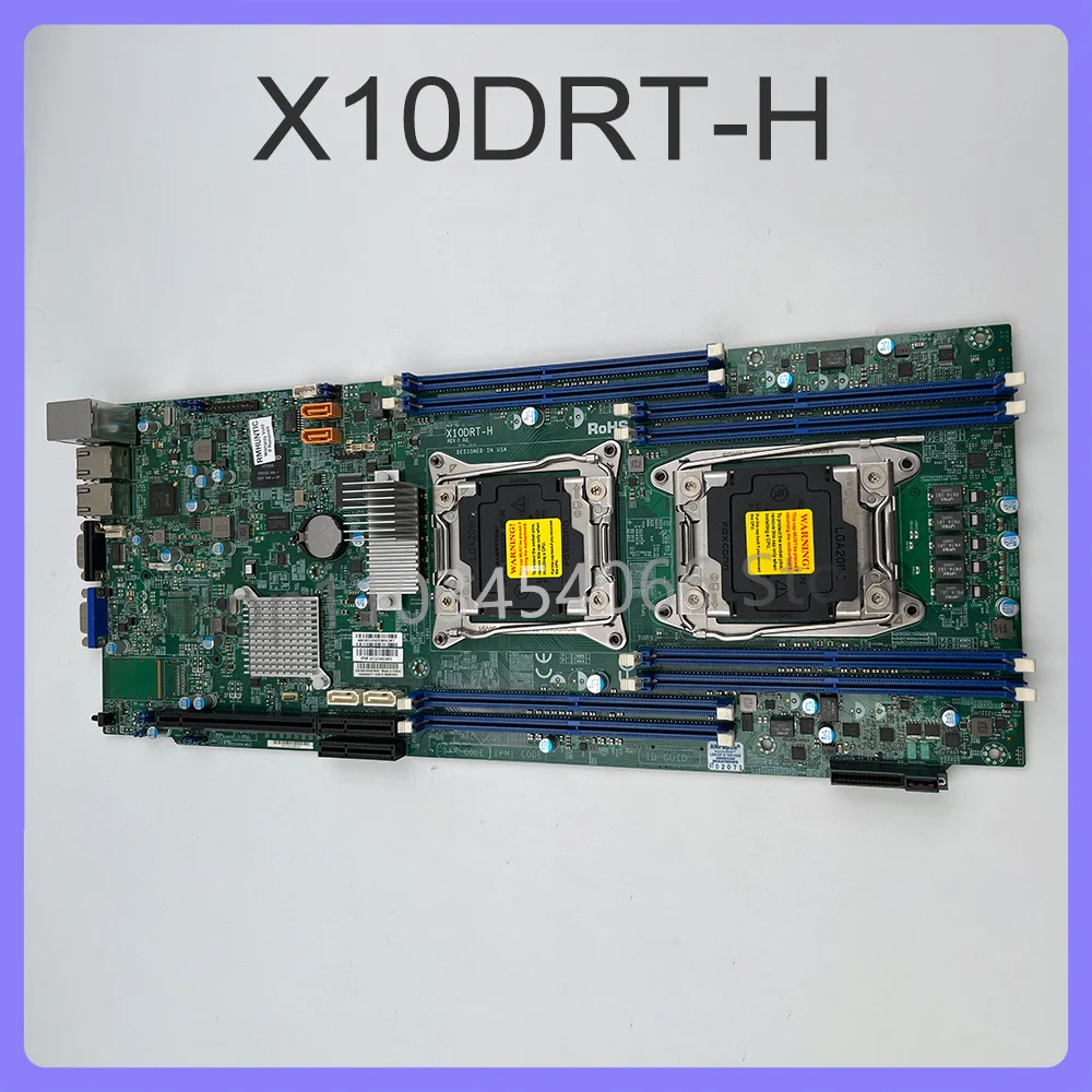 X10DRT-H For Supermicro Server Motherboard 2U Dual Socket R3 (LGA2011) E5-2600 v4/v3 i350-AM2 Dual Port GbE LAN DDR4