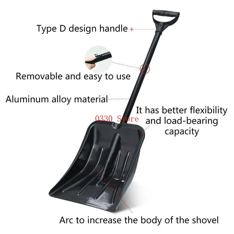 Telescopic Snow Sho… - image