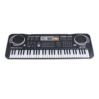 61 teclas negro música Digital teclado electrónico teclado Piano eléctrico regalo para niños instrumento Musical