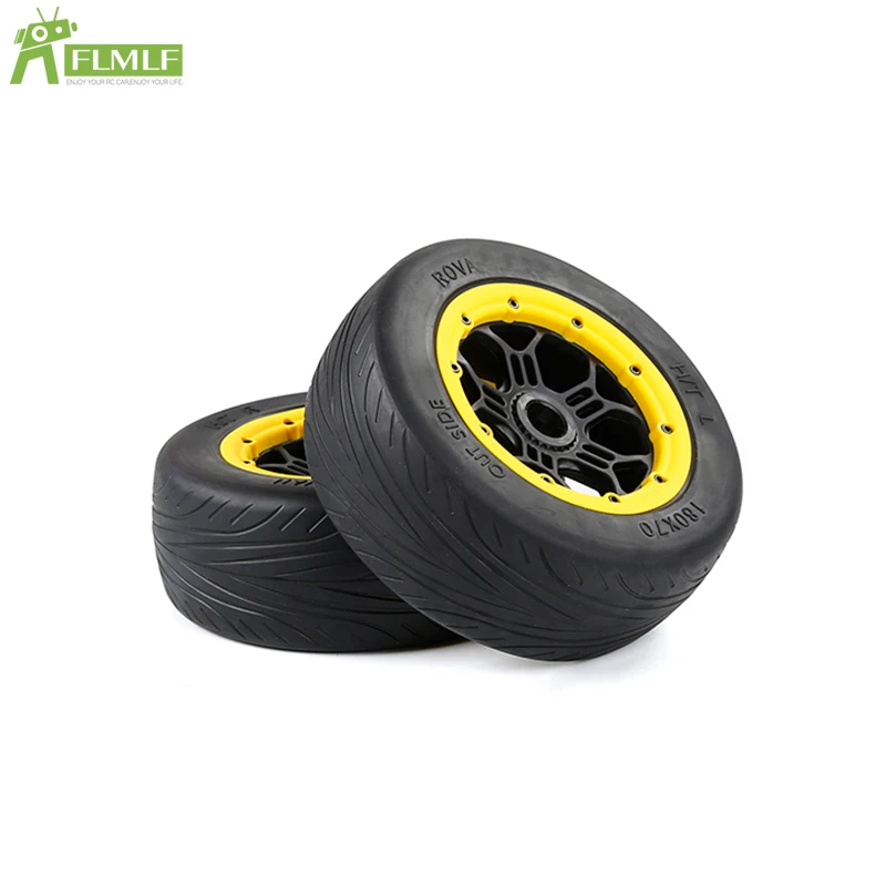 On-road Wheel Tyre Assembly Kit for 1/5 Losi 5ive T ROFUN ROVAN LT KingmotorX2 (Universal BAHA5S/SLT/V5) Rc Car Toys Games Parts