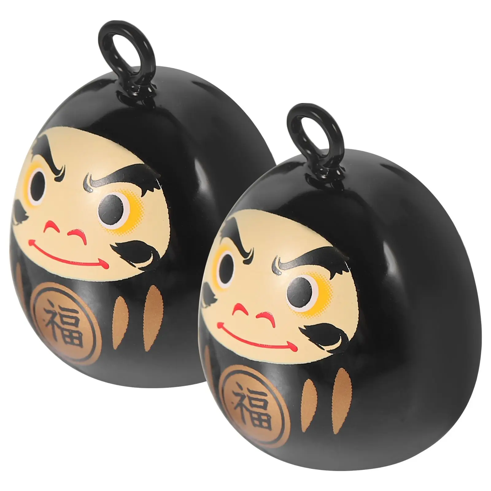 

Bodhidharma Bell Craft Ornament Charms Vintage Hanging Keychain Adornment Pendant Bells Copper DIY Decor Christmas Party