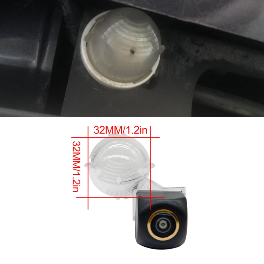 HD 1080P Golden Fisheye Rear View Camera For Suzuki Grand Vitara JT 2005~2016 2017 2018 Car Vehicle Reverse Parking Accessories