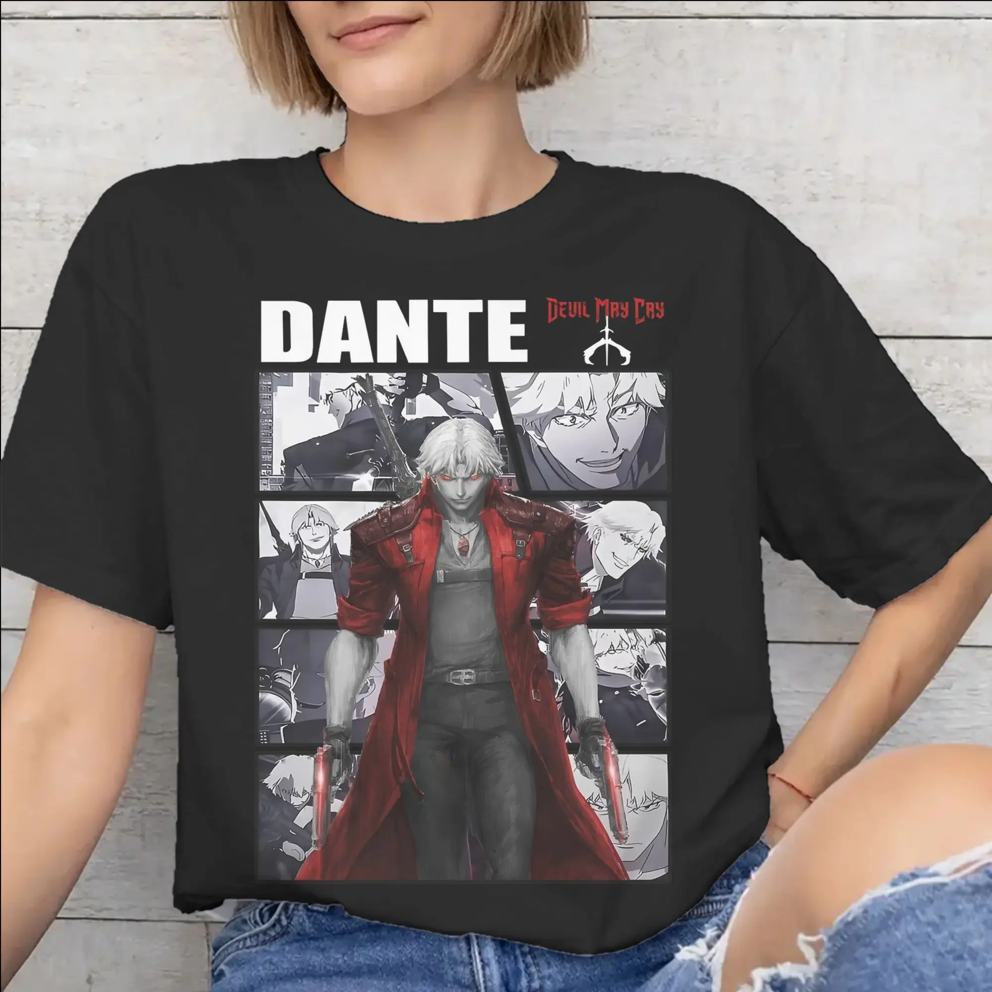 Devils May-Cry 3 Tee Shirt for Men Women Graphic T Shirts  Cotton Clothing