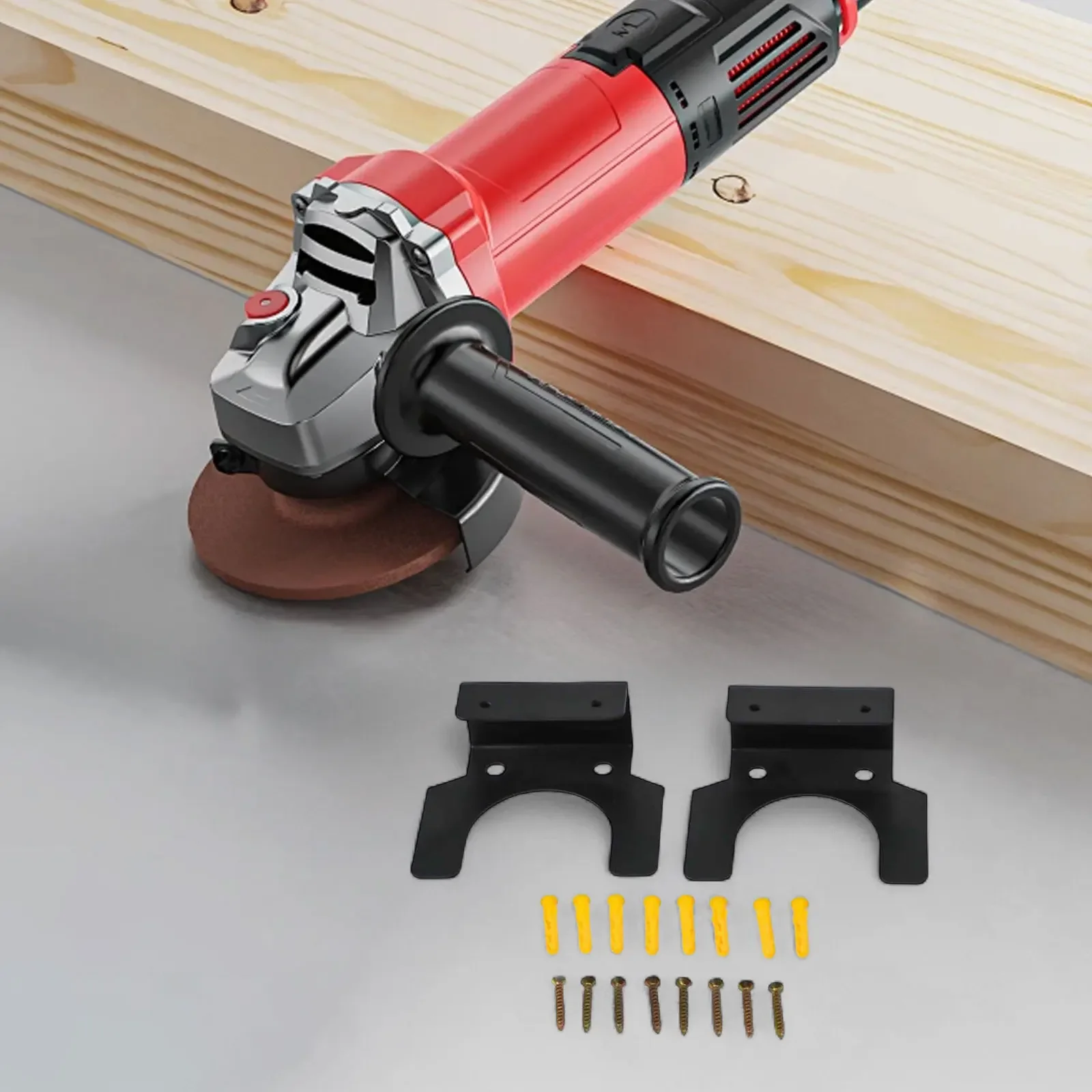 Home Workshop Storage Angle Grinder Holders Easy Install Angle Grinder Rack Bracket Easy To Install Flat Wall Mount