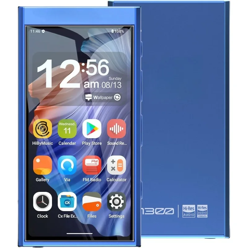 Lettore musicale digitale M300 con altoparlante Android 13 OS SD665 Soc Bluetooth WiFi e risoluzione FM 1280x640 Supporto display IPS