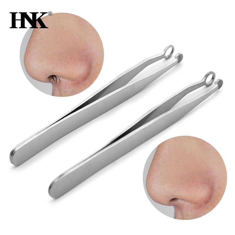 

Universal Nose Hair Trimming Tweezers Stainless Steel Eyebrow Nose Hair Scissors Manicure Facial Trimming Makeup Tools