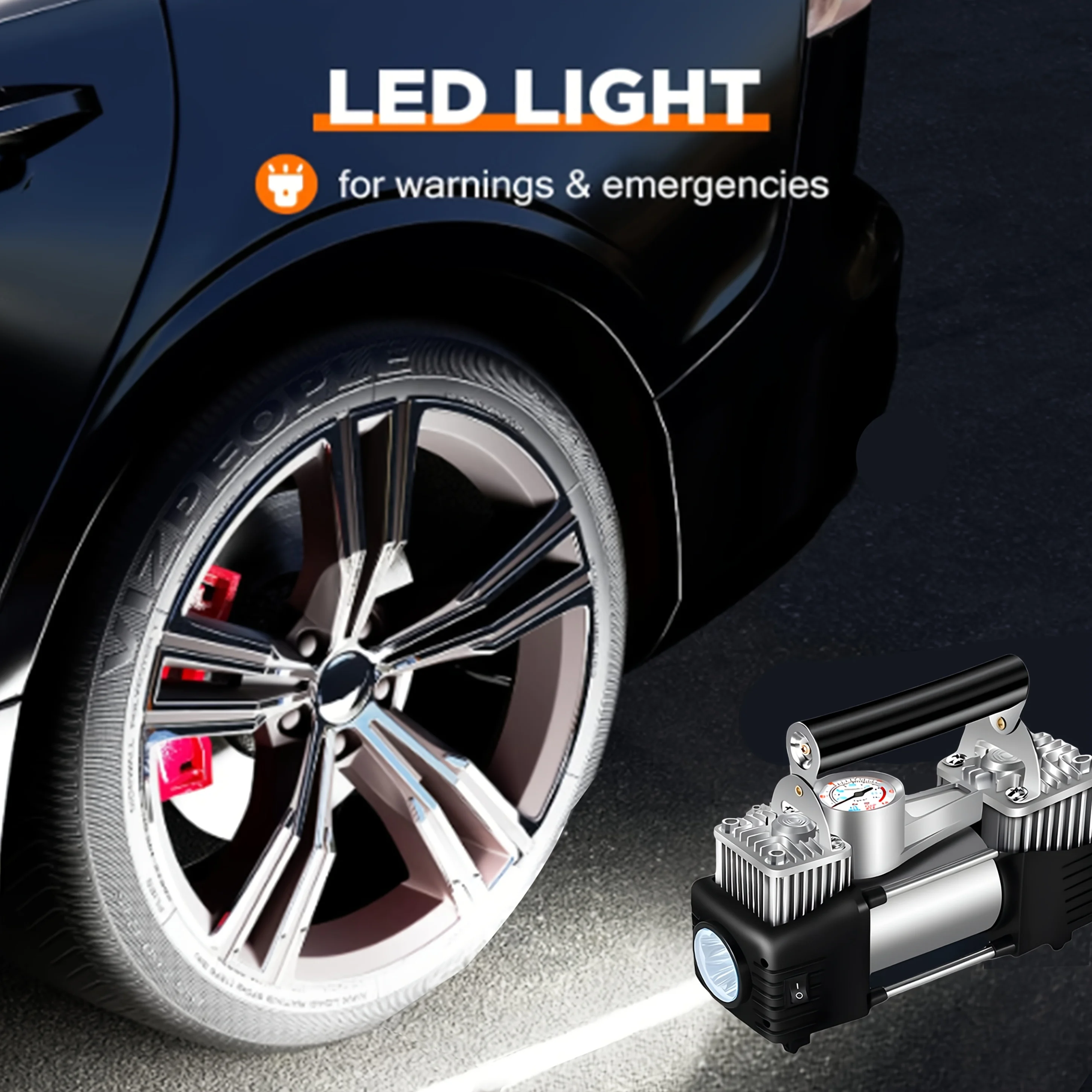 Gonfleur de pneus à double cyl - Tire Inflator Dual Cylinder avis et prix