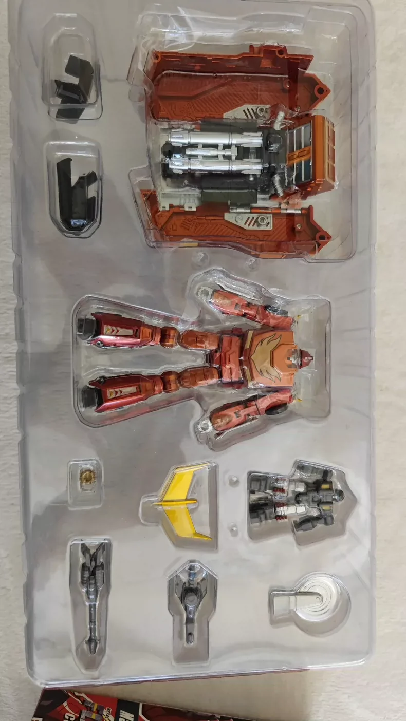 변환 MFT MS-19E MS19E Rodimus 프라임 메탈릭 페인트 플레이트 소규모 액션 피규어 모델 컬렉션 장난감 선물 재고 있음