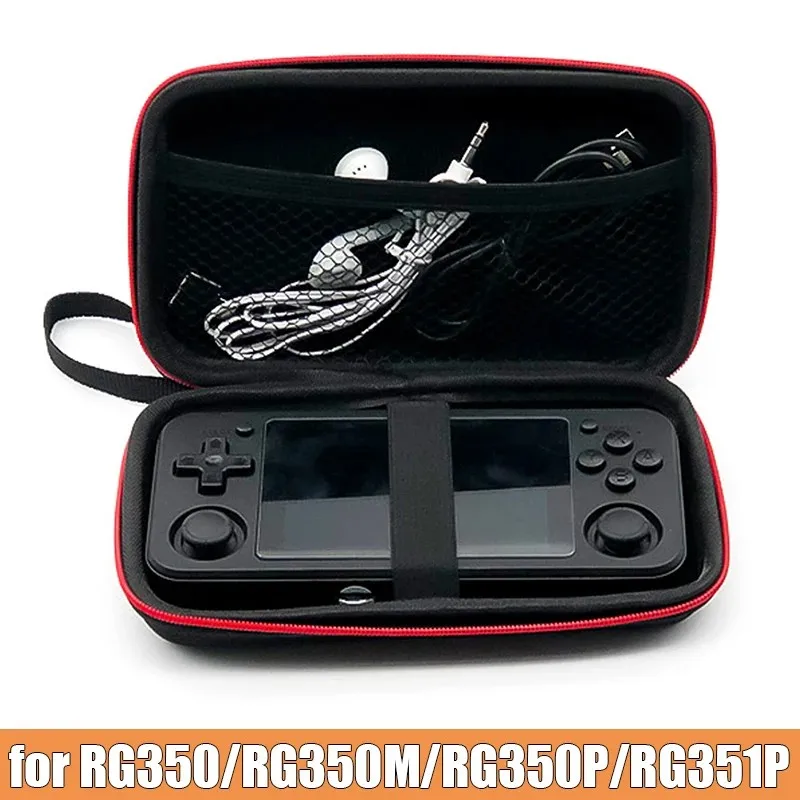 Storage Bag Suitable for ANBERNIC RG350/RG350M/RG350P/RG351P Game Console Portable Waterproof Protective Zipper Carry Case