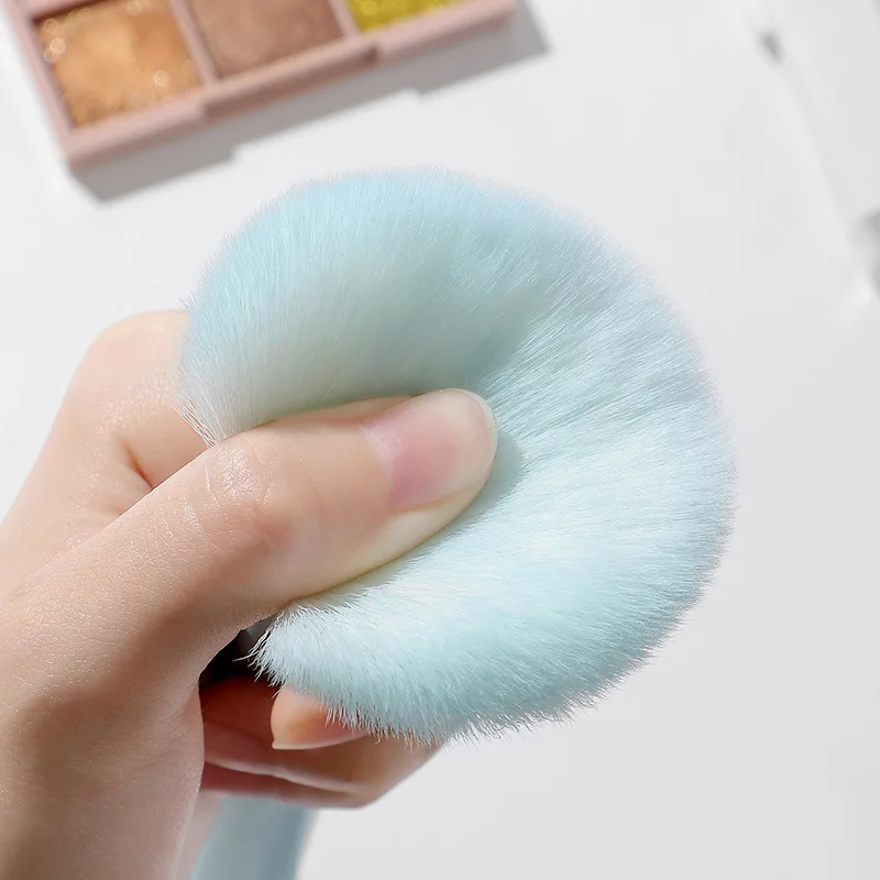 7 個のパステルマカロンメイクブラシセット、パウダー/輪郭/アイシャドウ/眉毛ブラシ付き、完全な化粧品美容ツールキット