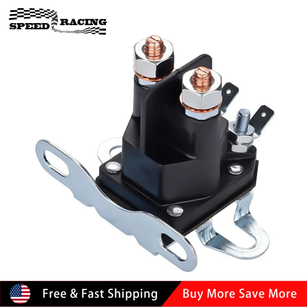 合金鋼スターターソレノイド 4 プロング シンプルさのために 1686982SM 1700751SM 1685290SM 芝刈り機 ブラック MP-1193